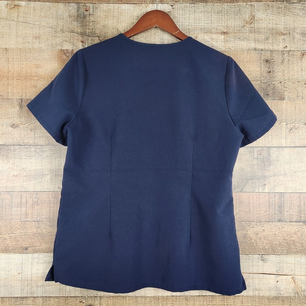 Figs Casma Three Pocket Scrub Women's Medium Blue Technical‎ Collection Uniform - Picture 2 of 8